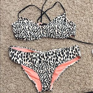 Leopard Print Bikini Set